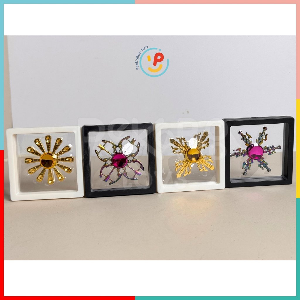 Đồ chơi con quay spiner bằng sắt giảm stress nhiều mẫu PeeKaPaw Toys