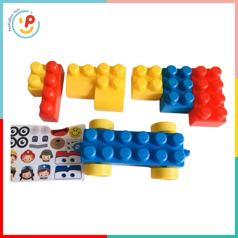 Đồ Chơi Xếp Hình Mầm Non 72 Chi Tiết Thần Đồng 81 Chi Tiết Giáo Dục SATO Hàng Việt Nam