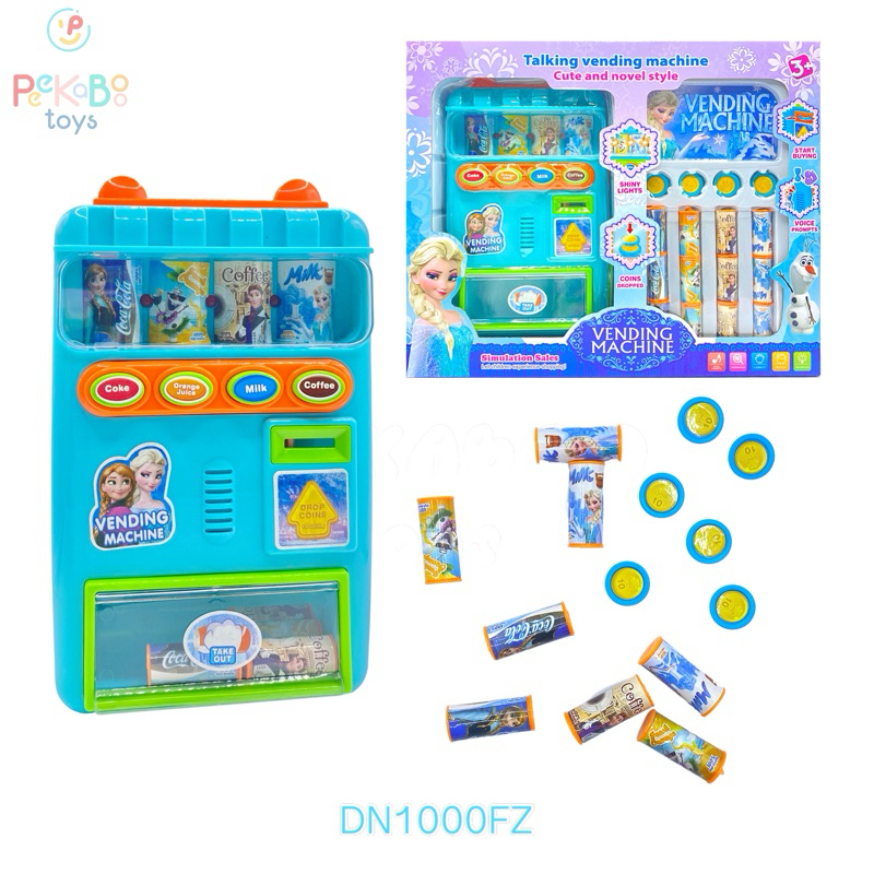 Đồ chơi máy bán hàng tự động nước ngọt có âm thanh Frozen Kitty PeeKaPaw Toys