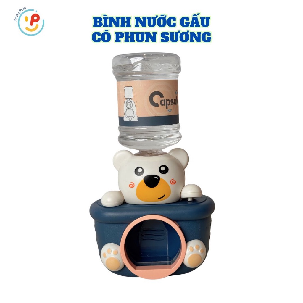 Đồ chơi bình nước có phun hơi nước có âm thanh hình gấu 238-30 PeeKaPaw Toys