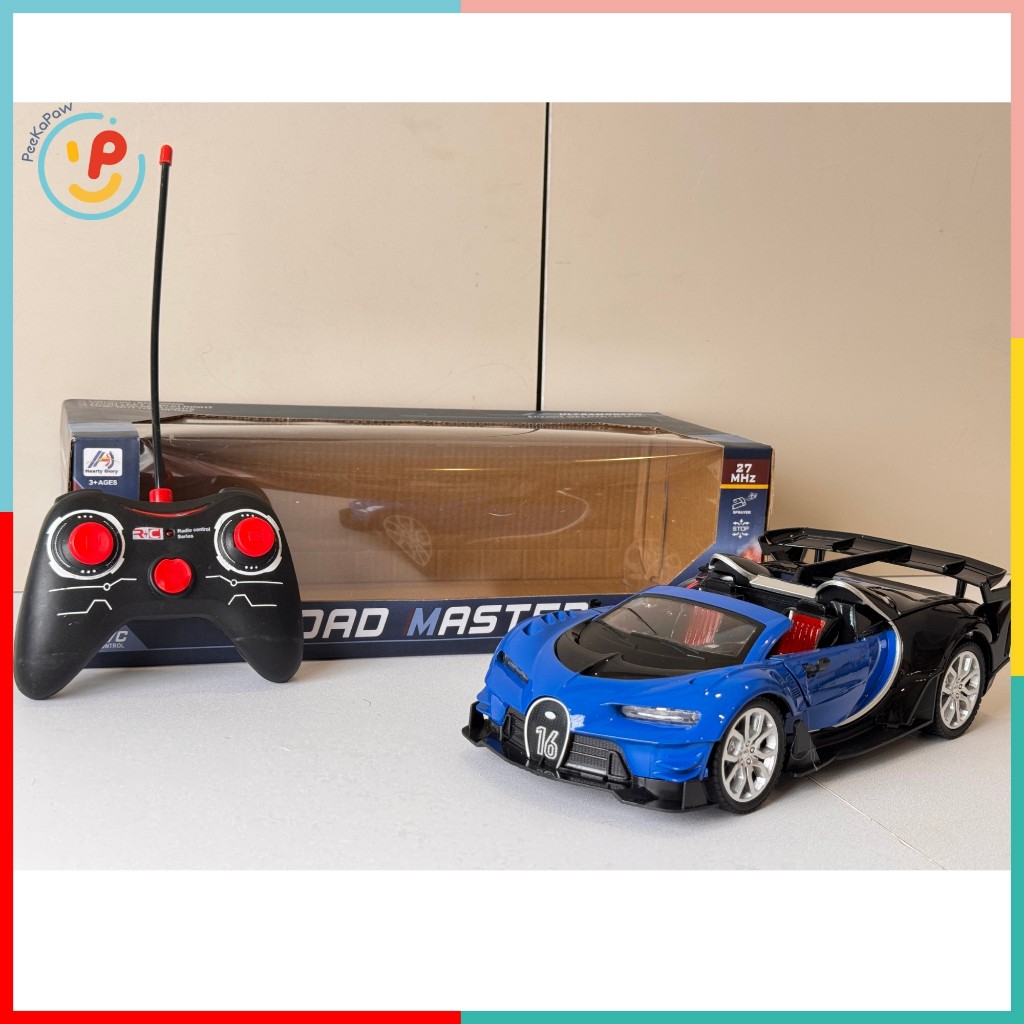 Xe đua thể thao điều khiển từ xa 2 cửa mở được 338-22 PeeKaPaw Toys