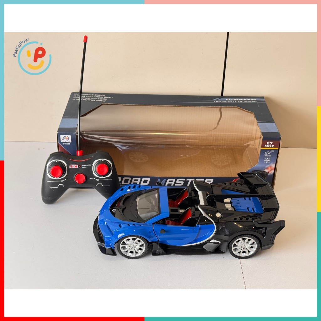 Xe đua thể thao điều khiển từ xa 2 cửa mở được 338-22 PeeKaPaw Toys