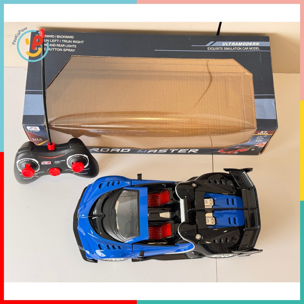 Xe đua thể thao điều khiển từ xa 2 cửa mở được 338-22 PeeKaPaw Toys