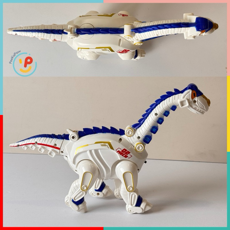 Khủng long máy đẻ trứng có đèn âm thanh di chuyển tự động mô phỏng tiếng gầm 22121 PeeKaPaw Toys