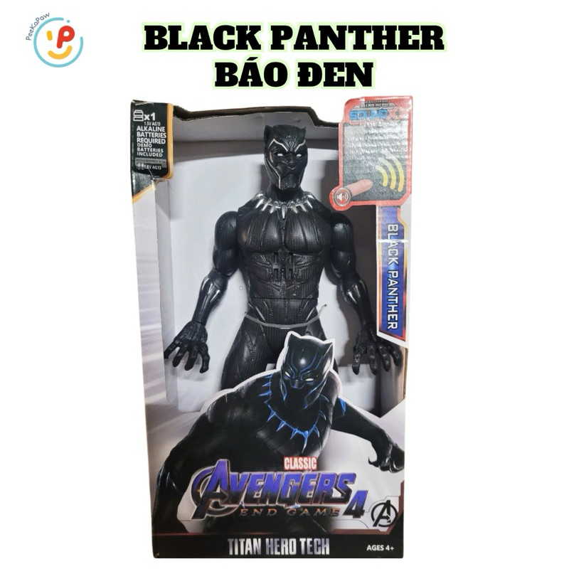 Đồ chơi Peekabootoys mô hình siêu nhân Avengers nhiều mẫu dùng pin có âm thanh 1877
