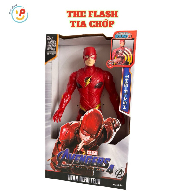 Đồ chơi Peekabootoys mô hình siêu nhân Avengers nhiều mẫu dùng pin có âm thanh 1877