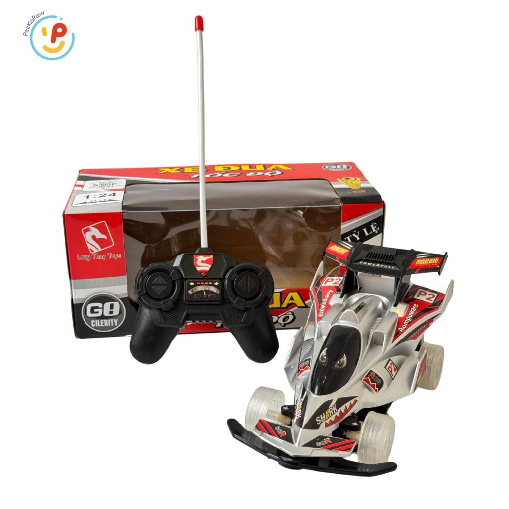 Xe đua điều khiển từ xa kiểu dáng thể thao tốc độ 318-2 có đèn PeeKaPaw Toys