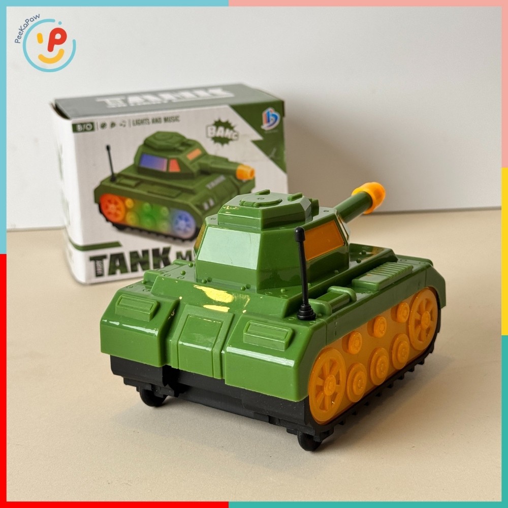 Đồ chơi Xe Tăng 3D Light Mini Có Đèn Nhạc 8899-159 Peekapaw Toys