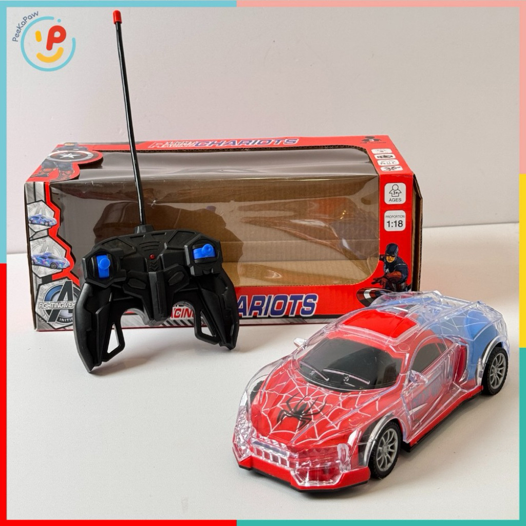 Đồ chơi xe điều khiển từ xa Spiderman 665-7 PeeKaPaw Toys