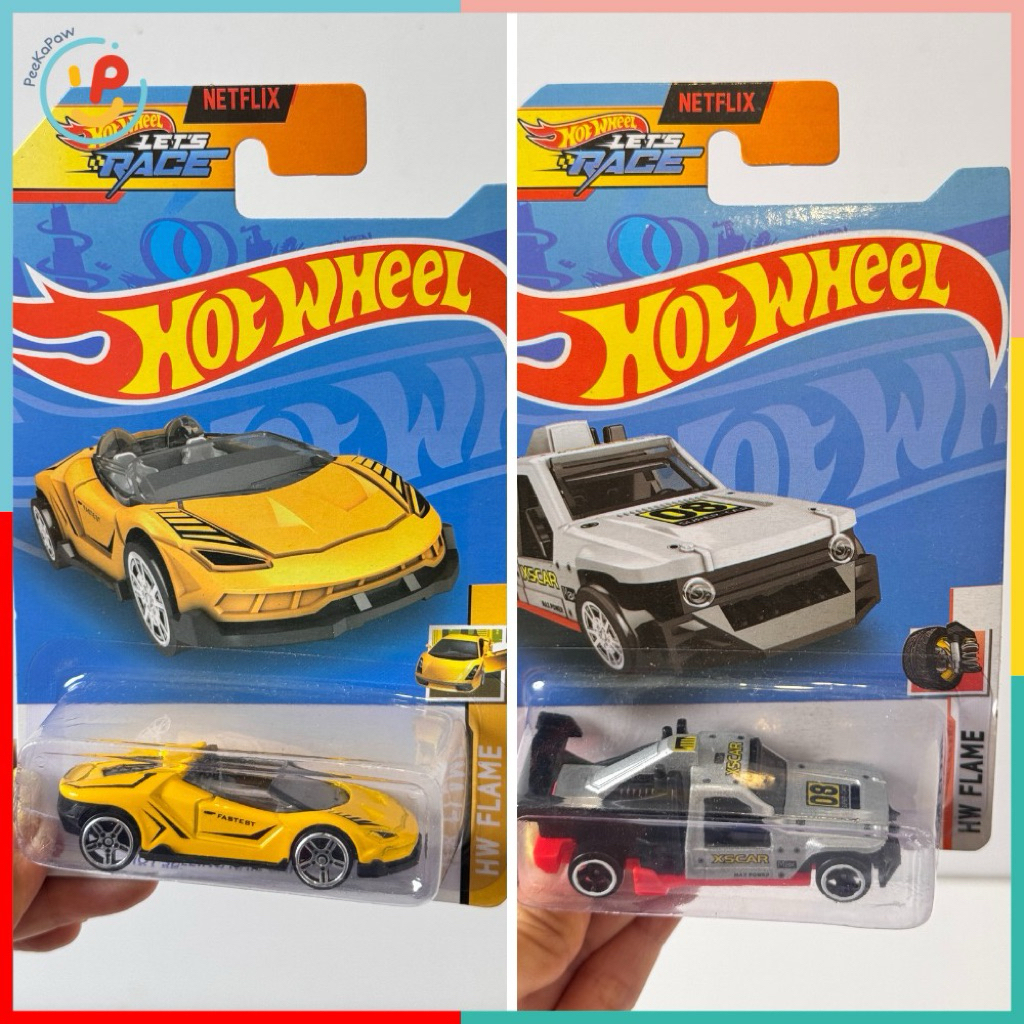 Đồ chơi xe mô hình Hot Wheel mini chạy trớn nhiều mẫu mã màu sắc PeeKaPaw Toys
