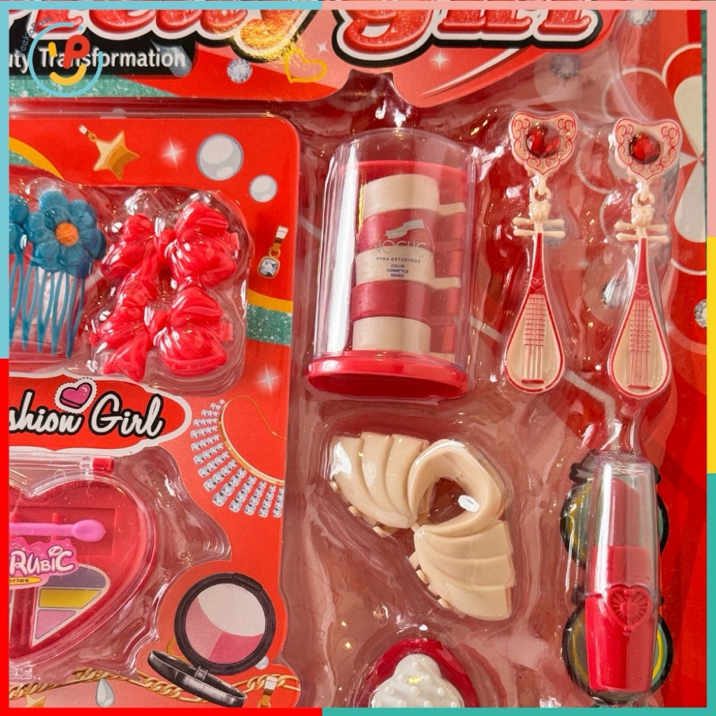 Vỉ Đồ Chơi Làm Tóc Cho Bé Gái Nhiều Phụ Kiện Sáng Tạo 1252 PeeKaPaw Toys