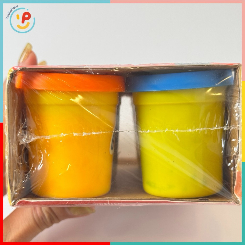 Hộp 6 hũ đất sét nhiều màu sắc sáng tạo mã 67-19 PeeKaPaw Toys