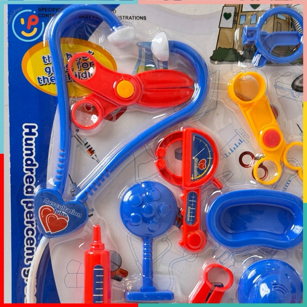 Đồ chơi nhập vai bác sĩ dụng cụ bác sĩ Happy Doctors 502 PeeKaPaw Toys