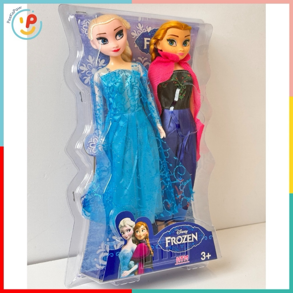 Vỉ búp bê chị em Elsa và Anna hoạt hình Frozen 2025 PeeKaPaw Toys