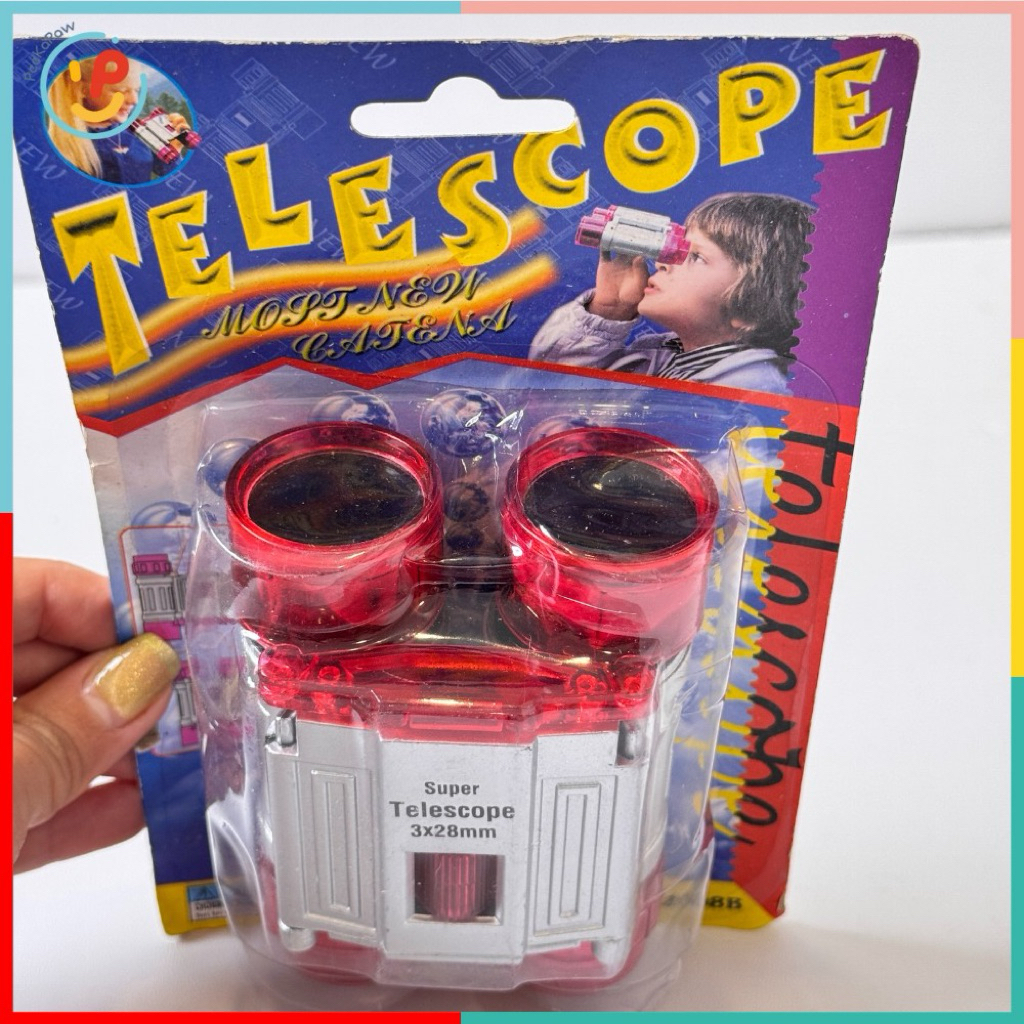 Đồ Chơi Ống Nhòm Super Telescope 3x28mm Cho Bé Khám Phá Thế Giới Xung Quanh PeeKaPaw Toys