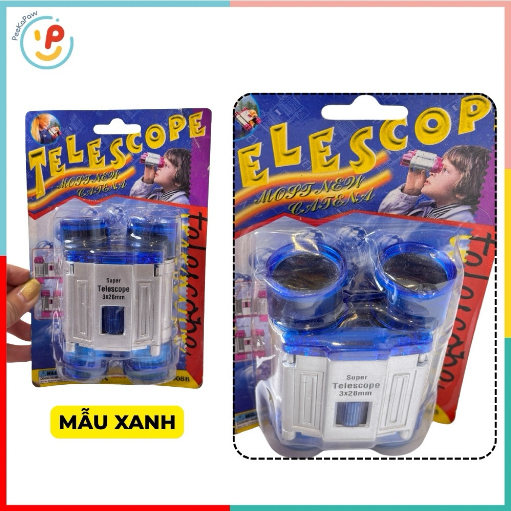 Đồ Chơi Ống Nhòm Super Telescope 3x28mm Cho Bé Khám Phá Thế Giới Xung Quanh PeeKaPaw Toys