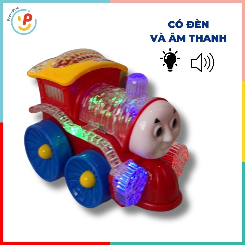 Xe lửa Funny Loco có đèn nhạc vui nhộn cho bé 688 PeeKaPaw Toys