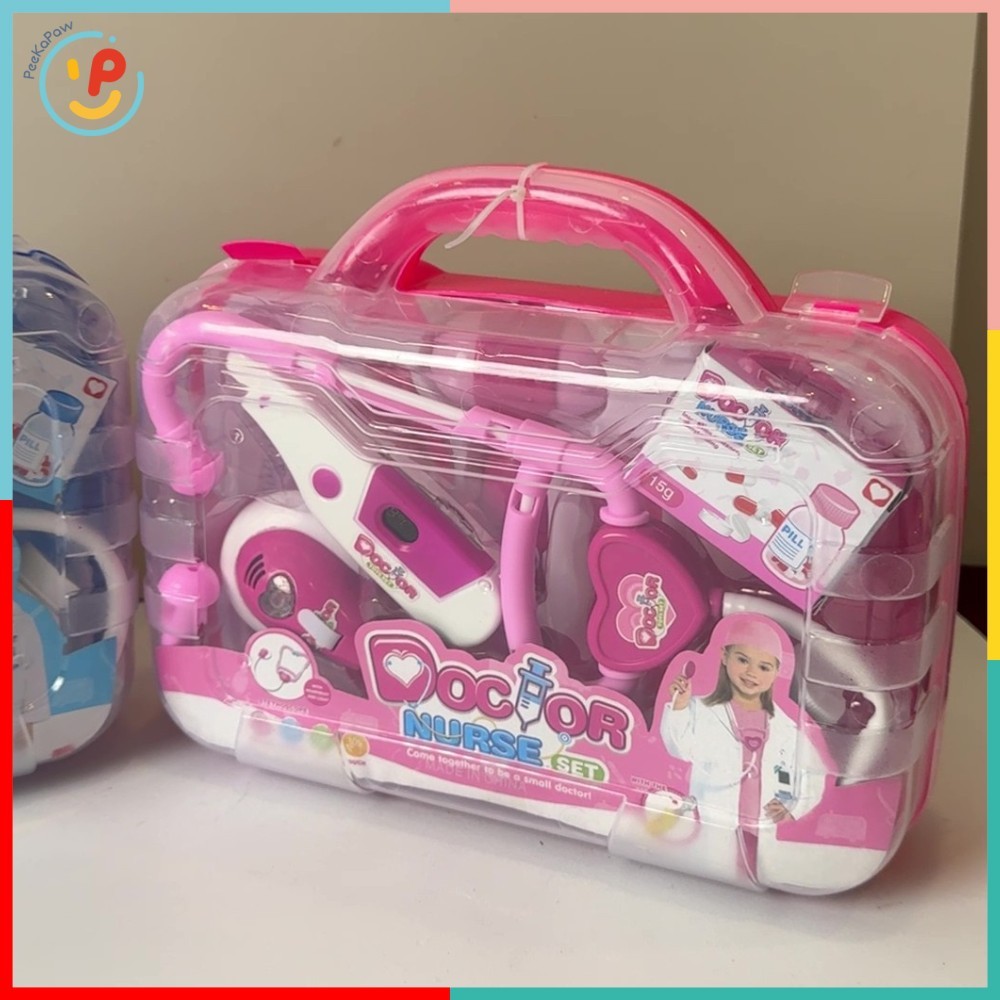 Vali Đồ Chơi Bác Sĩ 6604 Nhiều Dụng Cụ Cho Bé Tập Làm Bác Sĩ PeeKaPaw Toys
