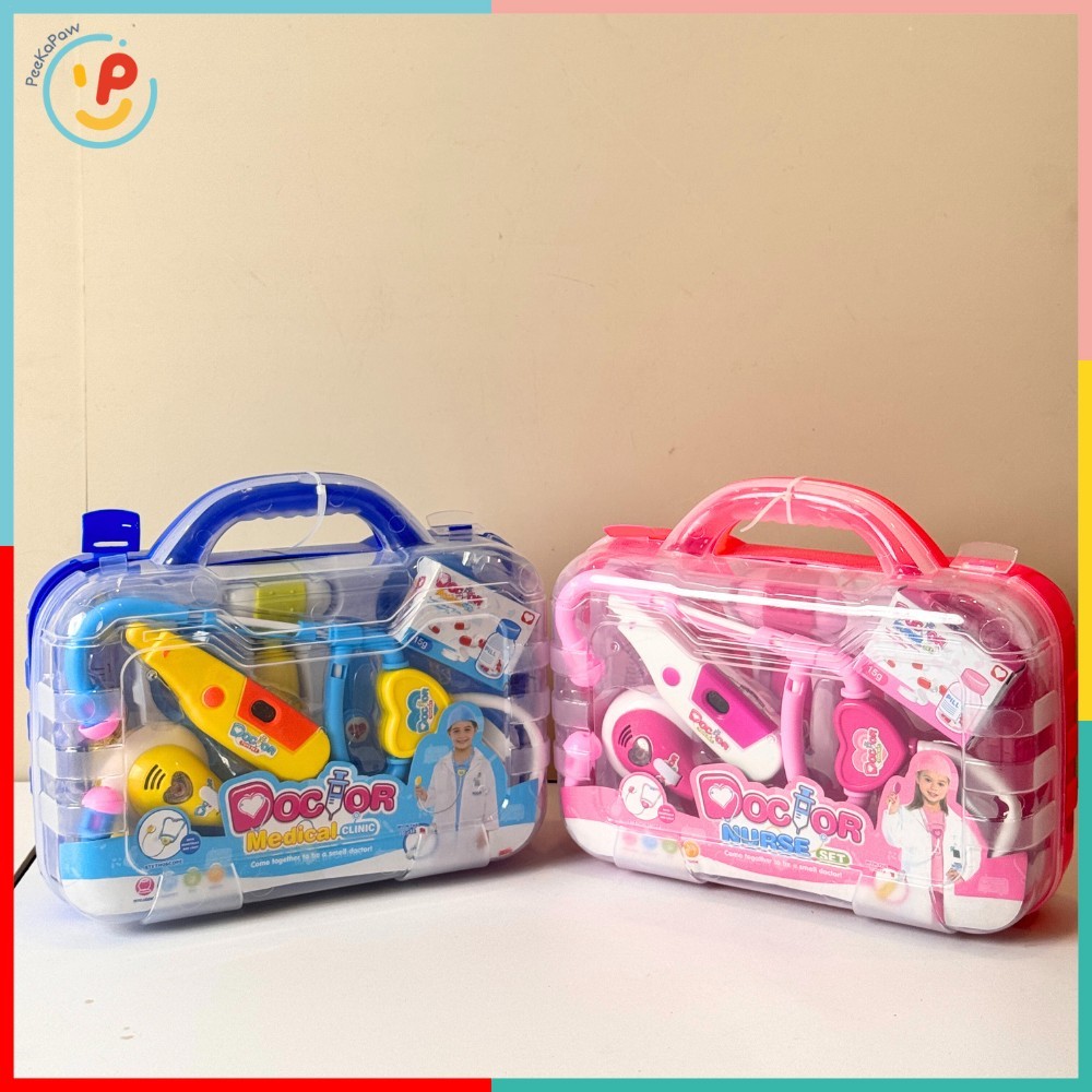 Vali Đồ Chơi Bác Sĩ 6604 Nhiều Dụng Cụ Cho Bé Tập Làm Bác Sĩ PeeKaPaw Toys