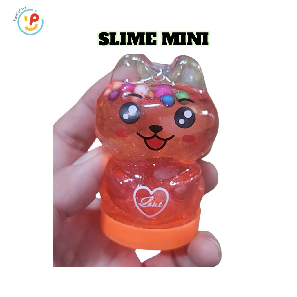 (Quà tặng) Đồ chơi Slime mini hũ hình thú 10cm chất dẻo ma thuật thủ công sáng tạo
