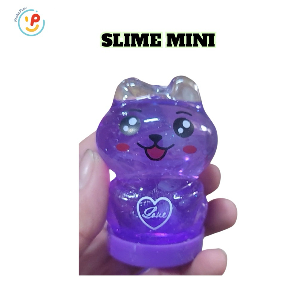(Quà tặng) Đồ chơi Slime mini hũ hình thú 10cm chất dẻo ma thuật thủ công sáng tạo