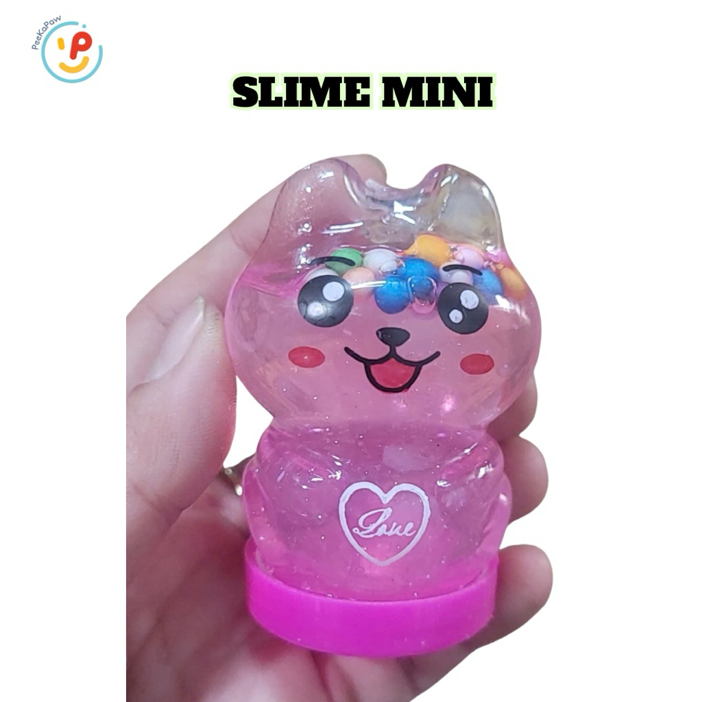 (Quà tặng) Đồ chơi Slime mini hũ hình thú 10cm chất dẻo ma thuật thủ công sáng tạo