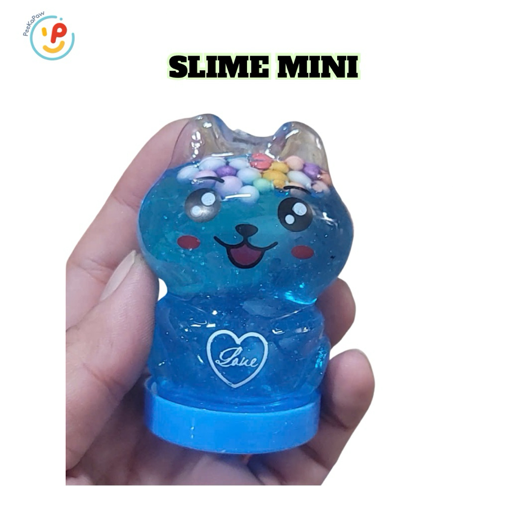 (Quà tặng) Đồ chơi Slime mini hũ hình thú 10cm chất dẻo ma thuật thủ công sáng tạo
