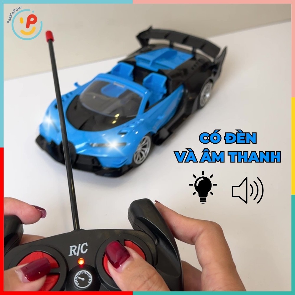Xe Ô Tô Điều Khiển Từ Xa Kiểu Dáng Thể Thao Mui Trần 2 Cửa KF-2A  PeeKaPaw Toys