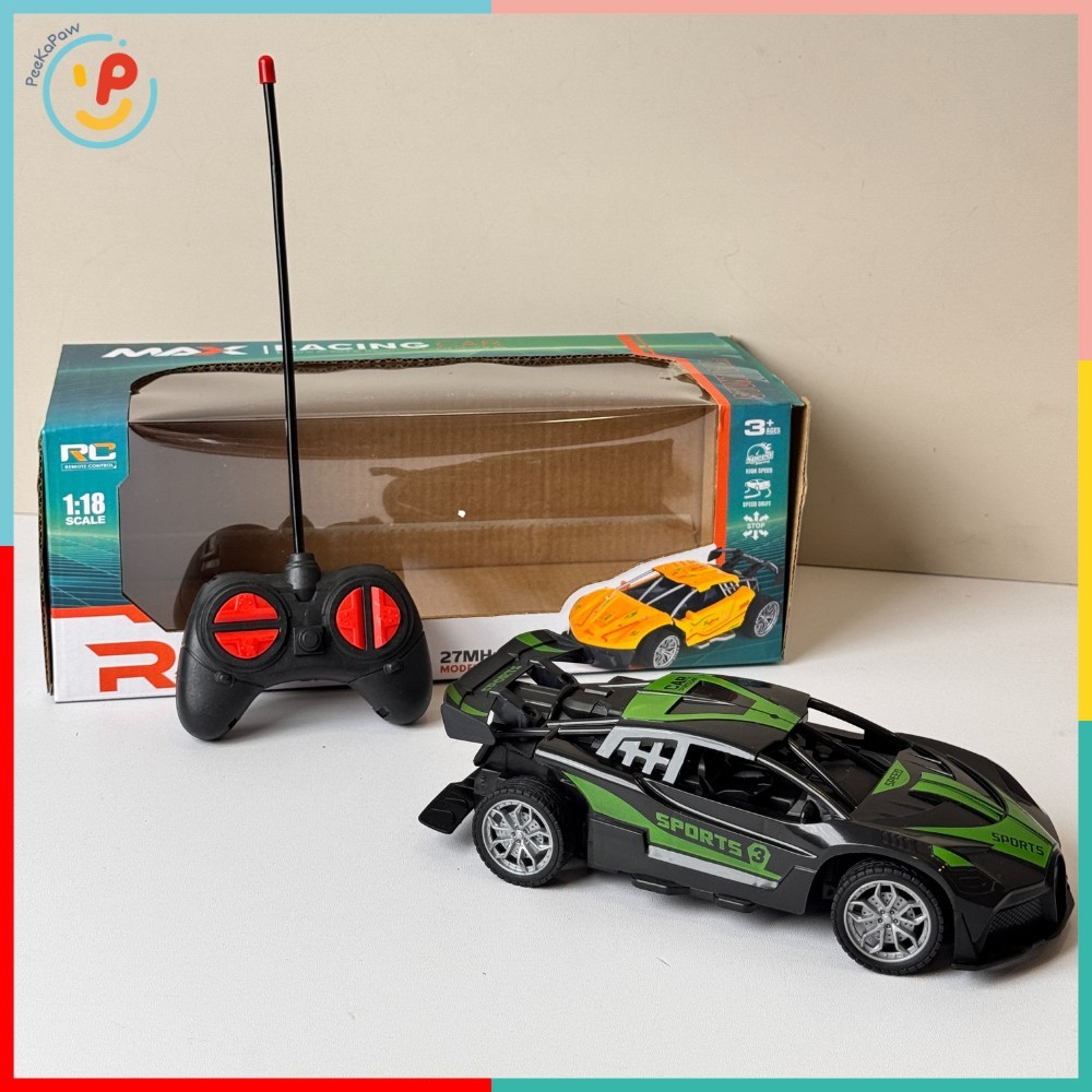 Xe ô tô điều khiển từ xa RALLY 667-2 mô phỏng siêu xe tốc độ cao PeeKaPaw Toys
