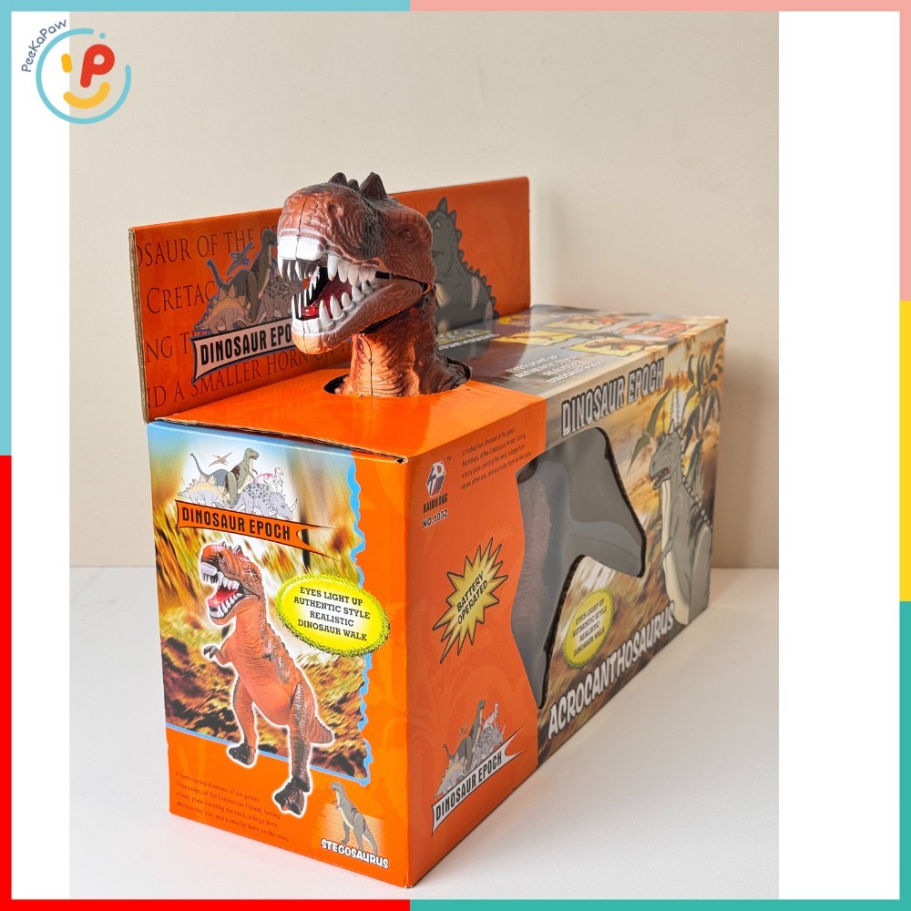 Mô hình khủng long đồ chơi có đèn và âm thanh di chuyển được 1032 Dinosaur Epoch PeeKaPaw Toys