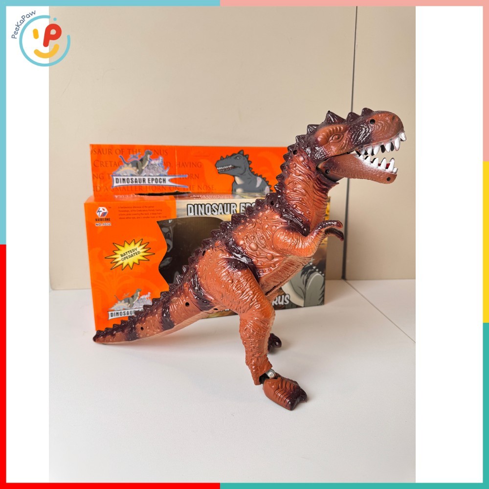 Mô hình khủng long đồ chơi có đèn và âm thanh di chuyển được 1032 Dinosaur Epoch PeeKaPaw Toys