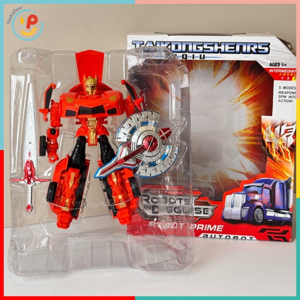 Đồ chơi robot biến hình thành ô tô Autobot 9826 PeeKaPaw Toys