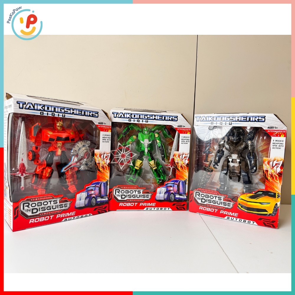 Đồ chơi robot biến hình thành ô tô Autobot 9826 PeeKaPaw Toys