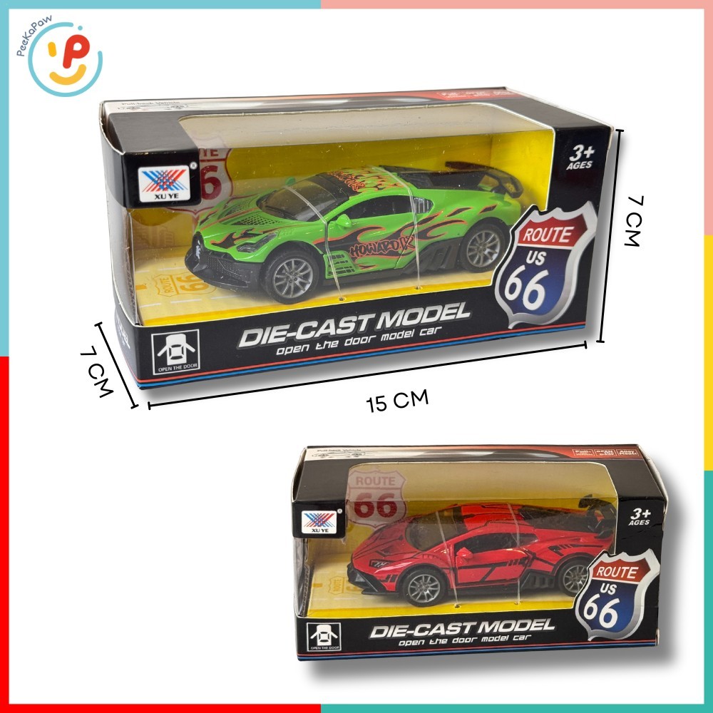 Đồ chơi mô hình xe đua chạy trớn mở cửa tỉ lệ 1:32 K175A PeeKaPaw Toys