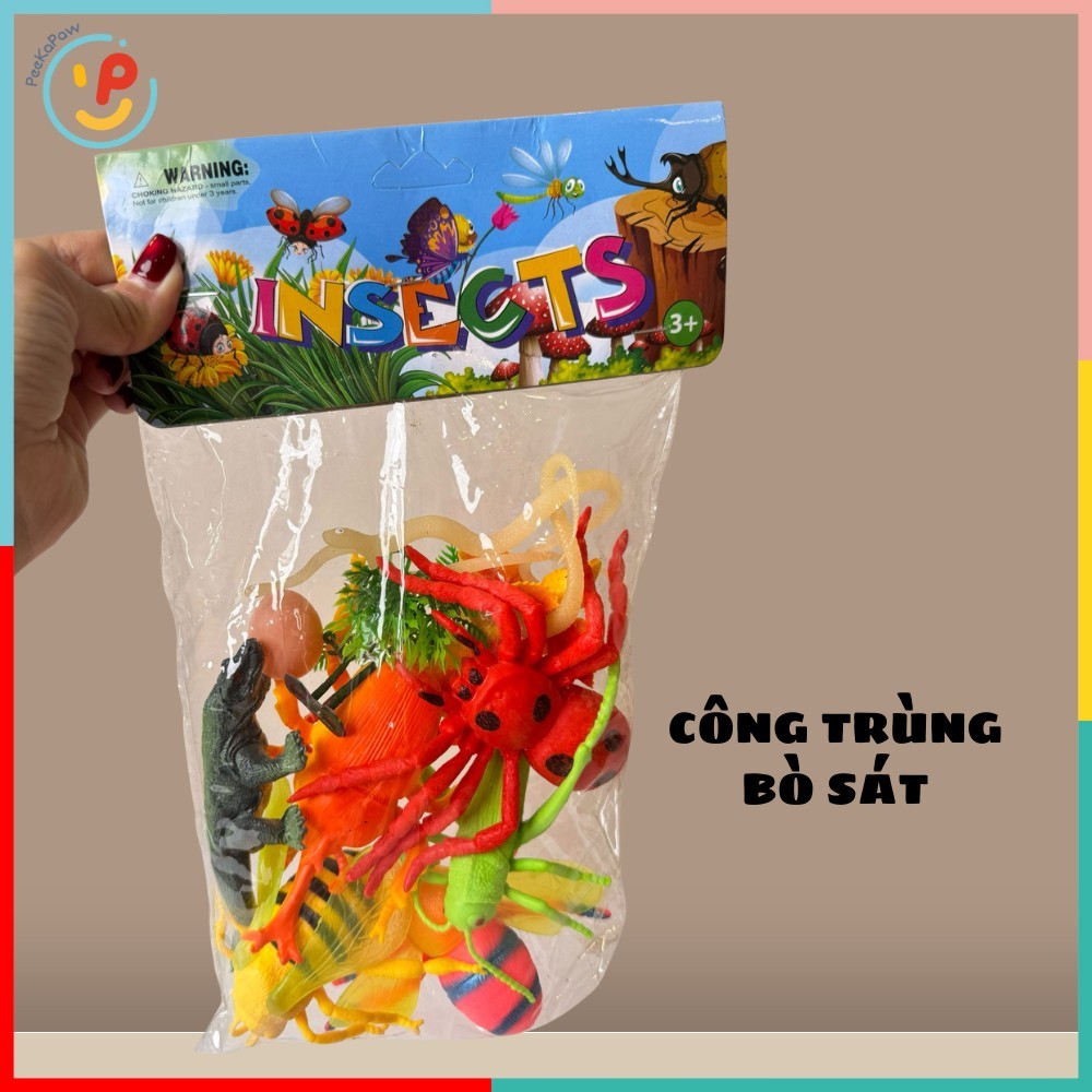 Mô hình thú rừng khủng long nhựa cứng cho bé khám phá thế giới động vật nhiều mẫu PeeKaPaw Toys