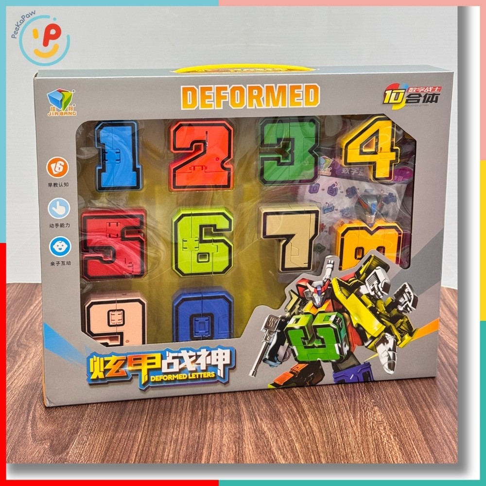 Đồ Chơi Lắp Ráp Siêu Nhân Biến Hình Từ Số 0-9 Mã 788-74 – PeeKaPaw Toys