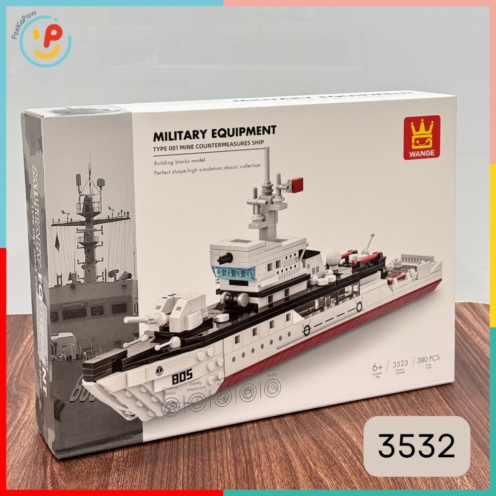 Đồ Chơi Lắp Ráp Xếp Hình Quân Sự Tàu Chiến Xe Tăng Nhiều Mẫu – PeeKaPaw Toys