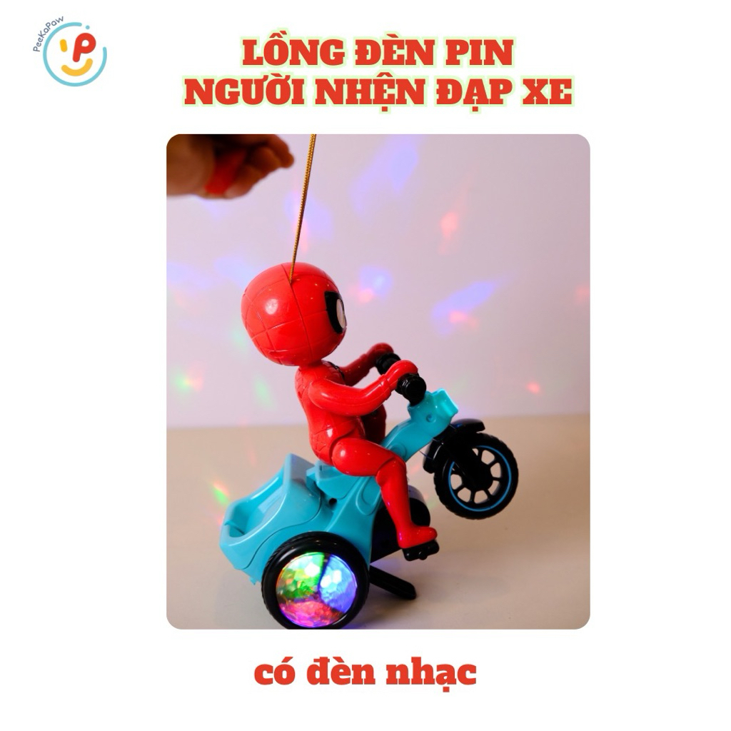 Trung thu 2025 lồng đèn pin có đèn và nhạc cho bé nhiều mẫu PeeKaPaw Toys