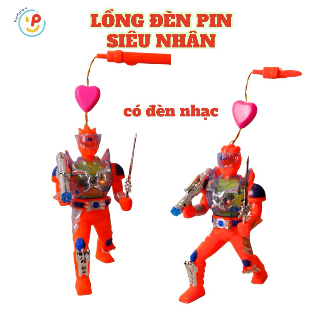 Trung thu 2025 lồng đèn pin có đèn và nhạc cho bé nhiều mẫu PeeKaPaw Toys