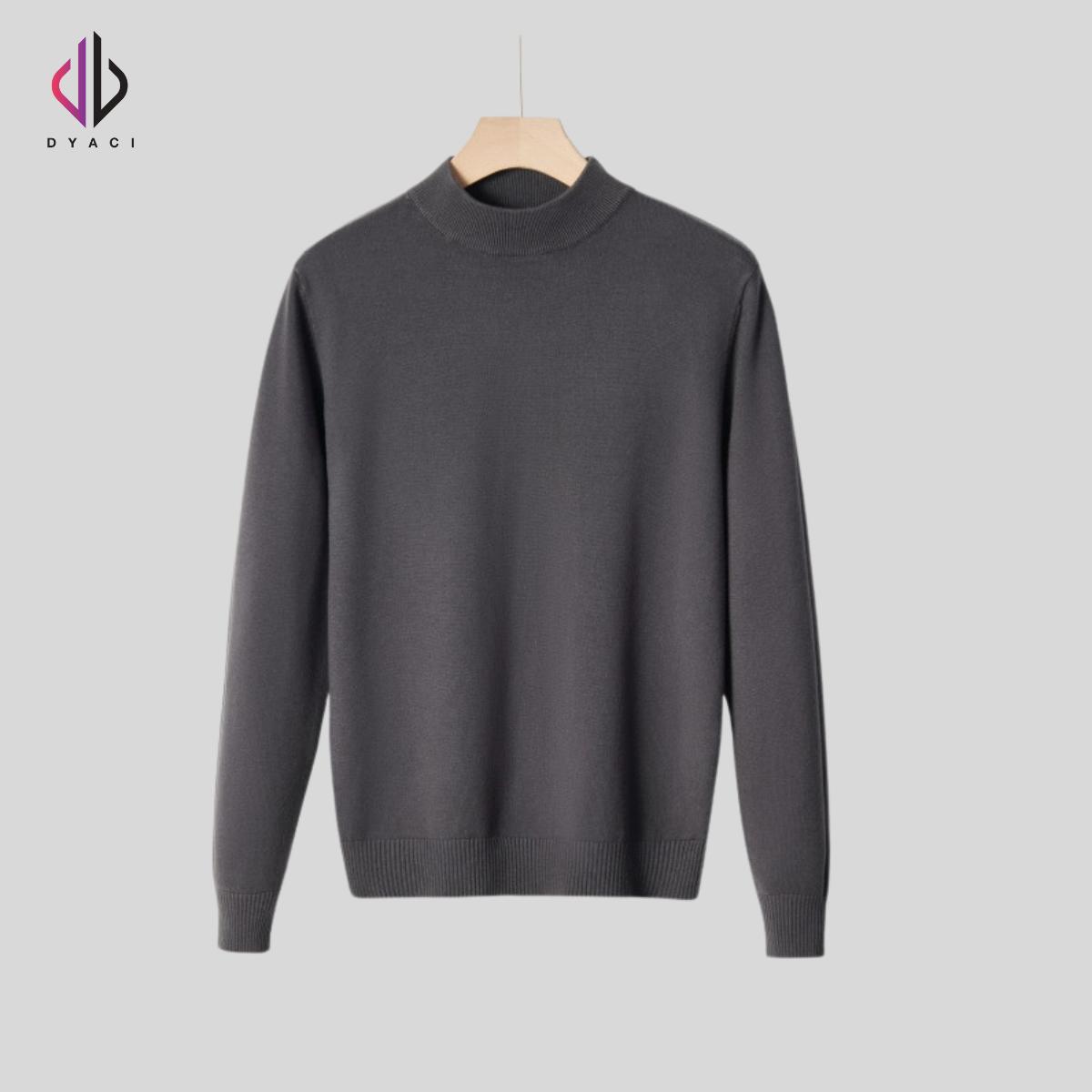 Áo Len Nam Nữ Quảng Châu 350gsm Lông Cừu DYACI Cổ Lọ 3 Phân Dài Tay Đẹp Ấm Thu Đông Hàn Quốc Nhiều Màu AL96