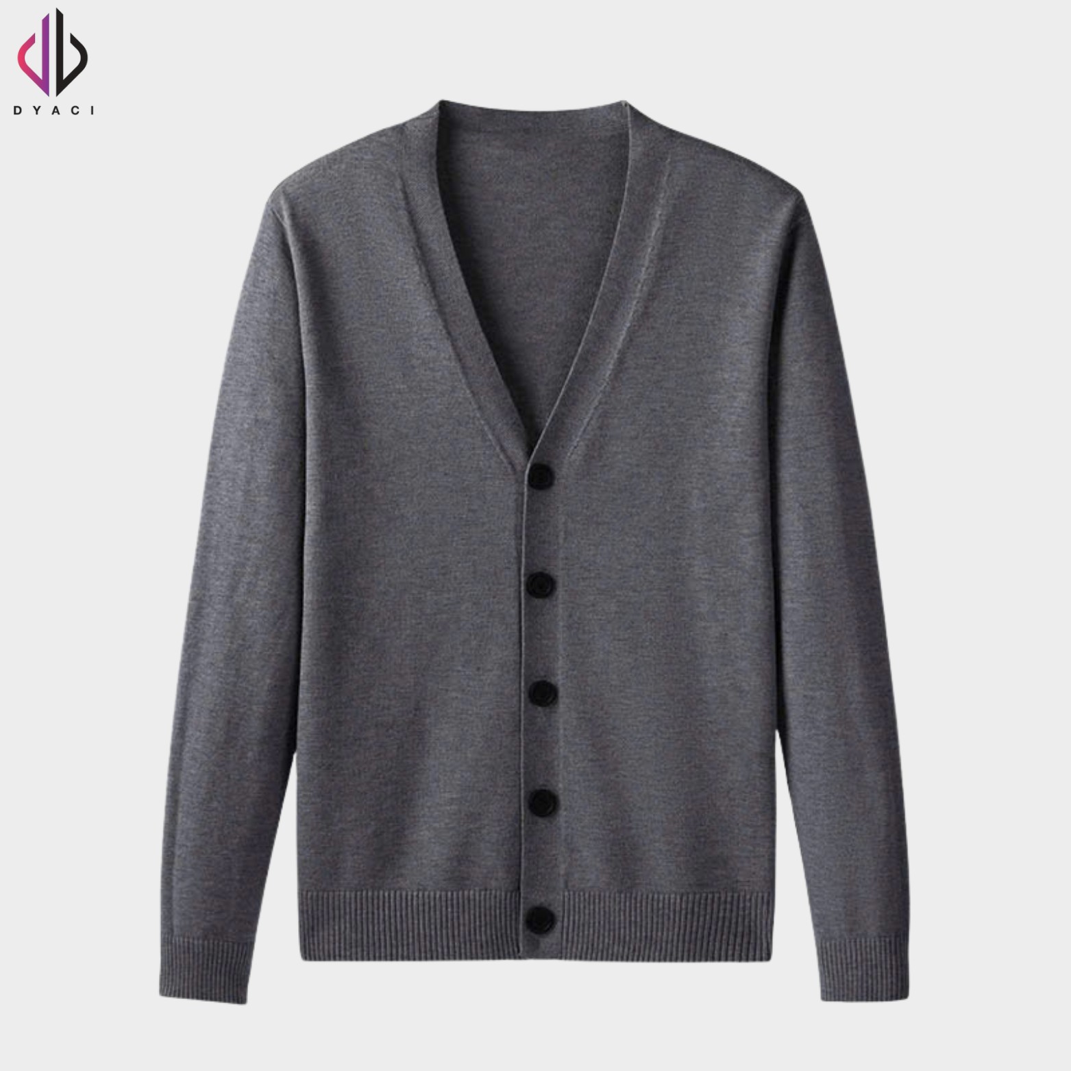 Áo Khoác Cardigan Nam DYACI Len Cổ Tim Chữ V Chất Len Dày Dặn Cao Cấp Mềm Mịn Đẹp Kiểu Dáng Hàn Quốc AL44