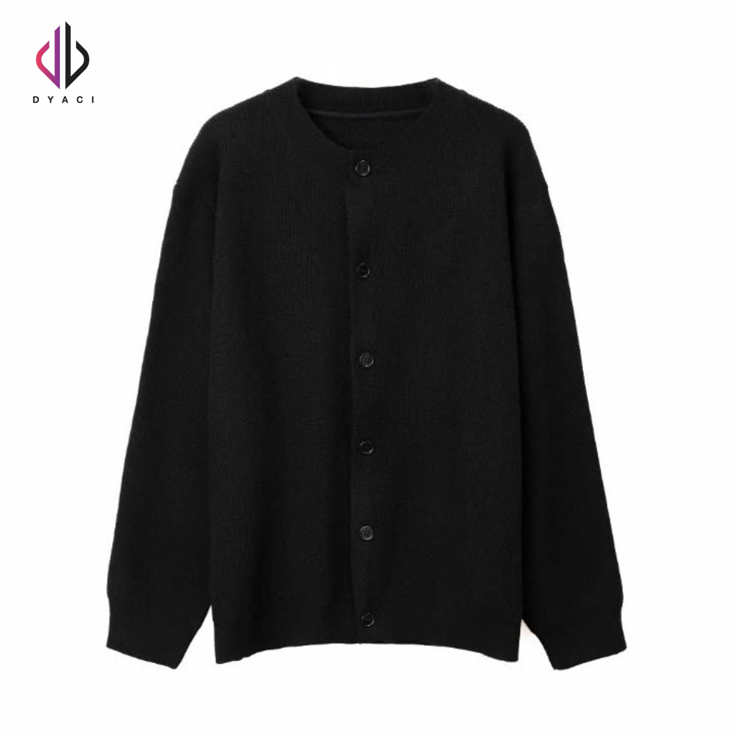 Áo Khoác Cardigan 450gsm DYACI Len Lông Cừu Quảng Châu Nam Hàn Quốc Thân Thiện Làn Da AL93