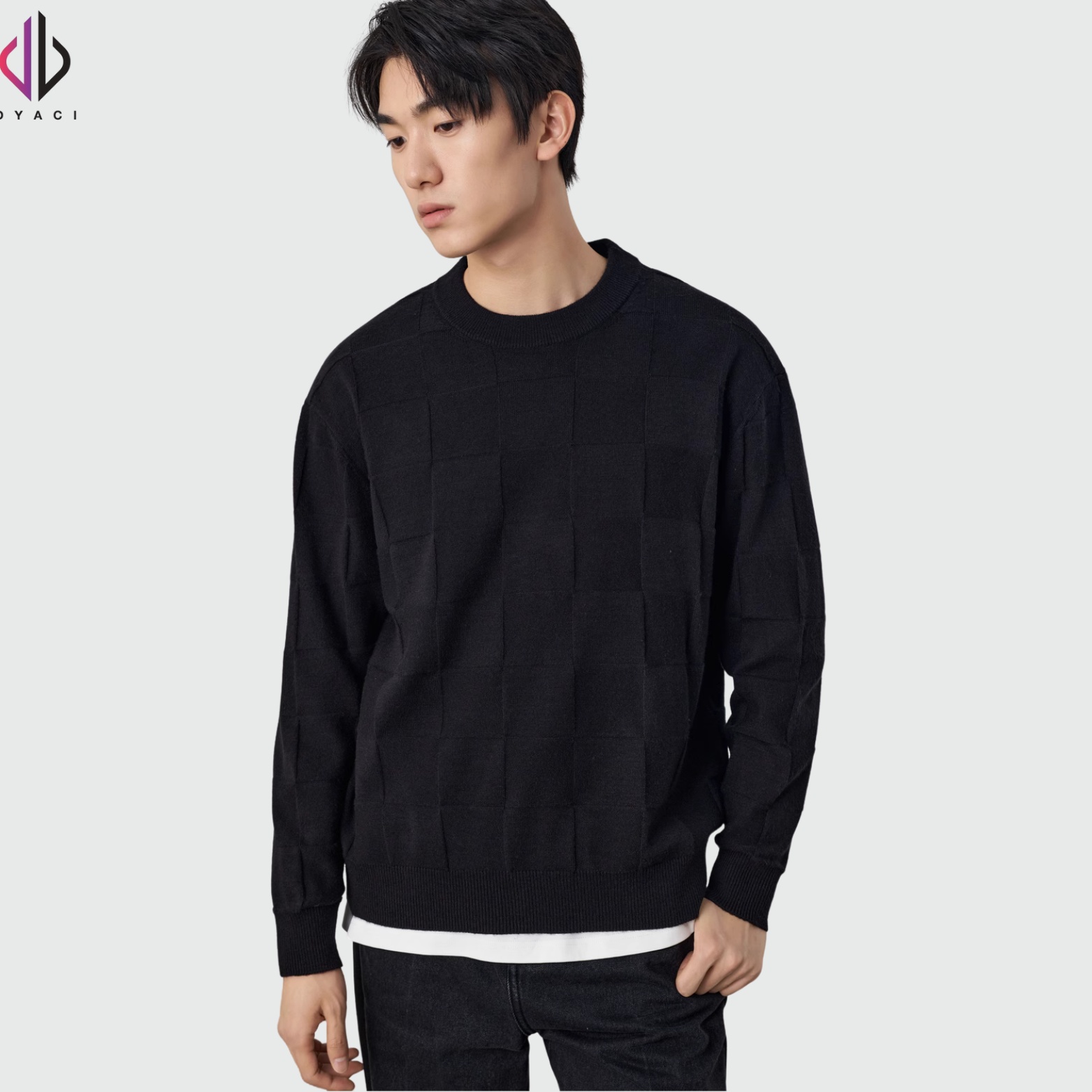 Áo Len Nam Cổ Tròn DYACI Kiểu Dáng Sweater Phong Cách Hàn Quốc Dài Tay Thu Đông Nhiều Màu AL65