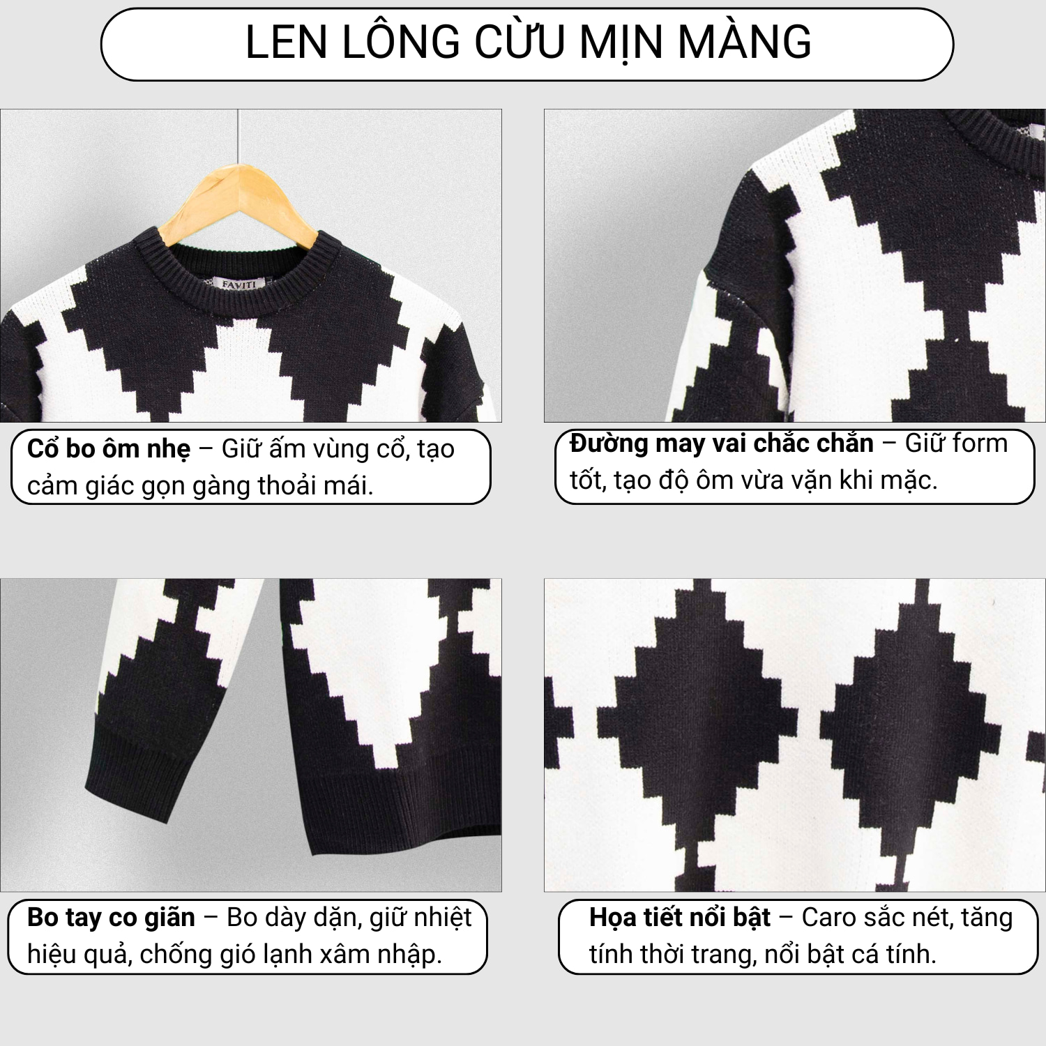 Áo Len Unisex Nam Nữ Sweater Cổ Tròn Dài Tay Hoạ Tiết Chất Dày Dặn Cao Cấp Phong Cách Ullzang Hàn Quốc DYACI AL37