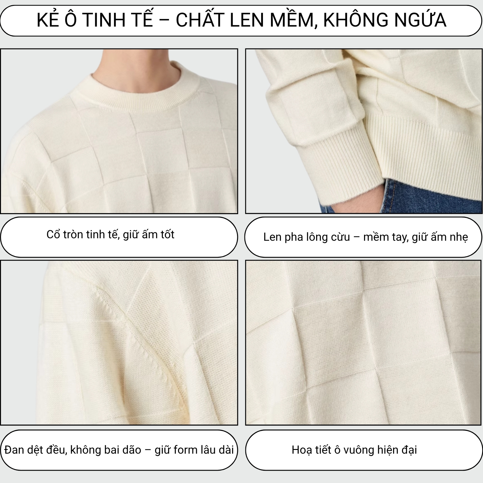 Áo Len Nam Cổ Tròn DYACI Kiểu Dáng Sweater Phong Cách Hàn Quốc Dài Tay Thu Đông Nhiều Màu AL65
