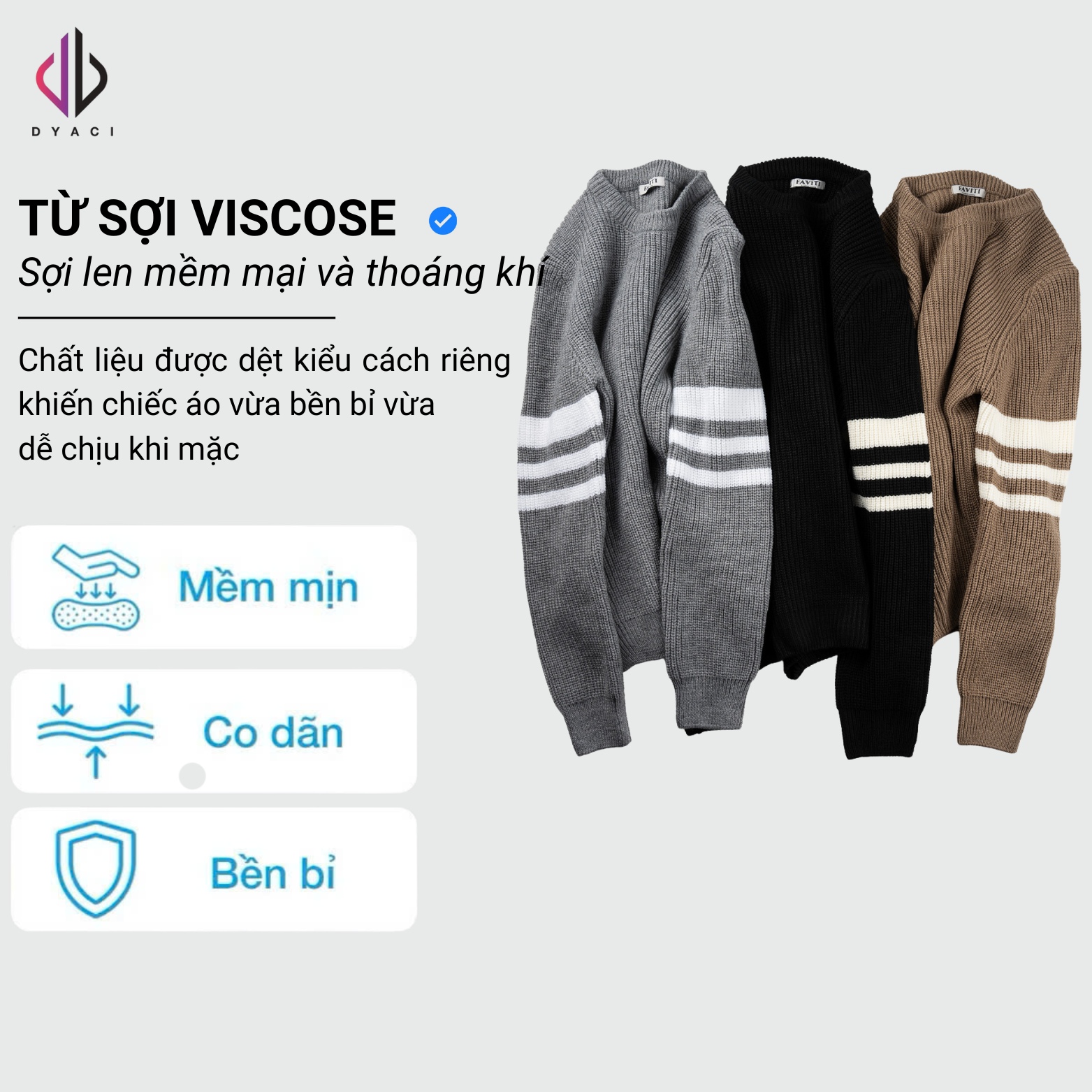 Áo Len Nam Cổ Tròn Hạt Gạo Phối Tay Chất Len Dày Dặn Kiểu Dáng Hàn Quốc AL99