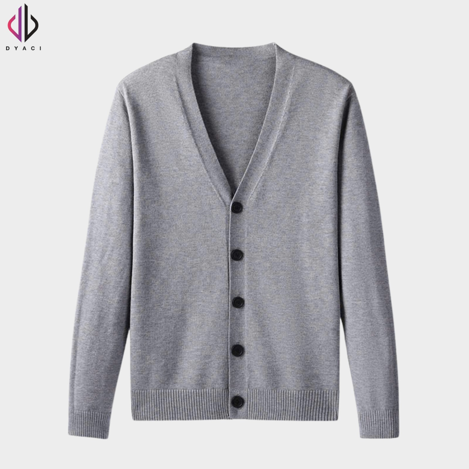 Áo Khoác Cardigan Nam DYACI Len Cổ Tim Chữ V Chất Len Dày Dặn Cao Cấp Mềm Mịn Đẹp Kiểu Dáng Hàn Quốc AL44