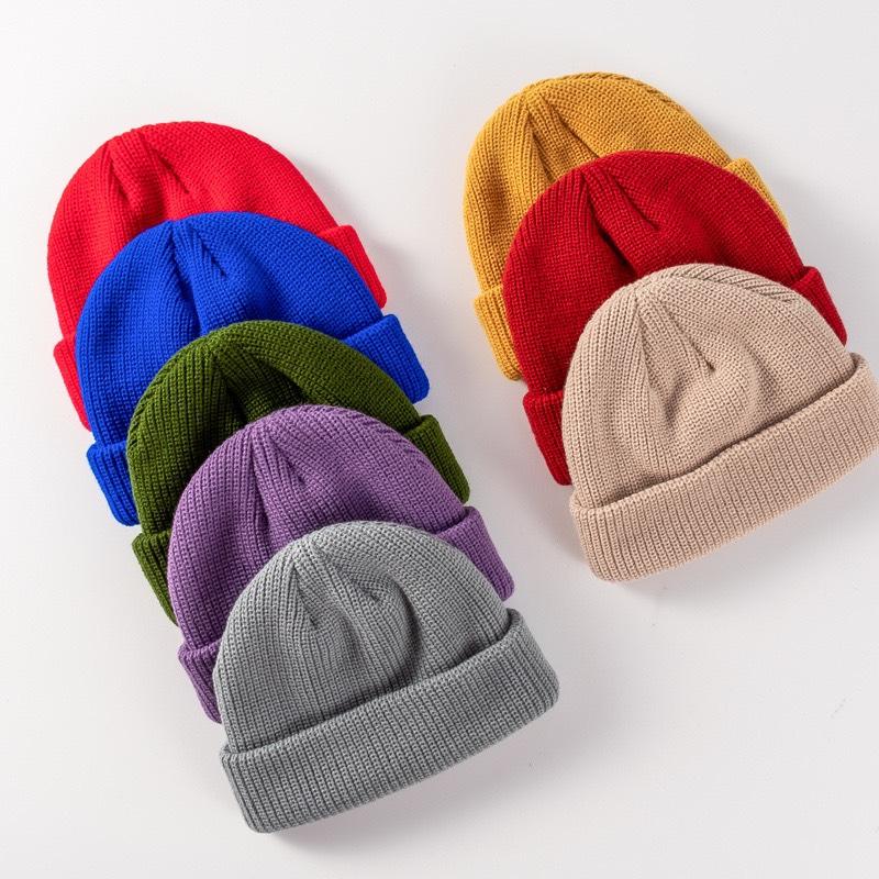 Mũ Len Nam DYACI Unisex Beanie Giữ Ấm Retro Phong Cách Hàn Quốc Thu Đông ML55