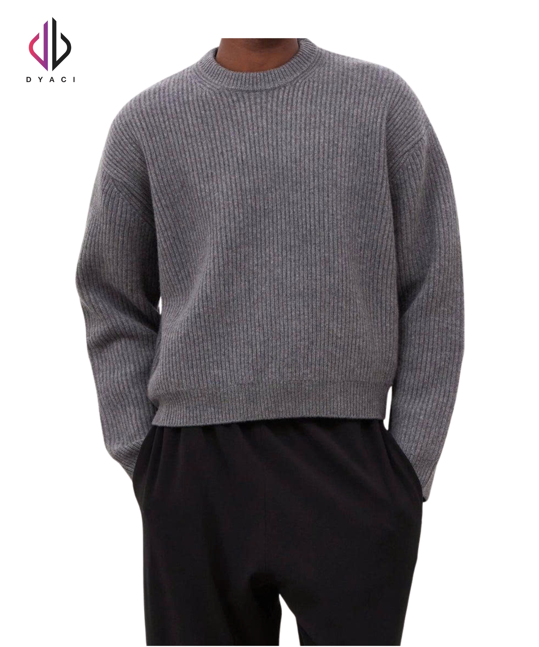 Áo Len Nam Boxy Cổ Tròn Dài Tay DYACI Kiểu Dáng Sweater Chất Nhiều Màu Phong Cách Hàn Quốc AL91