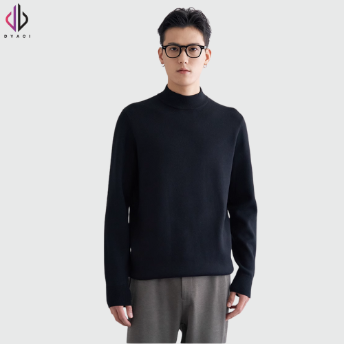 Áo Len Nam Quảng Châu Cổ Lọ 3 Phân Ấm Áp 350gsm DYACI Phong Cách Thu Đông Hàn Quốc Nhiều Màu AL68